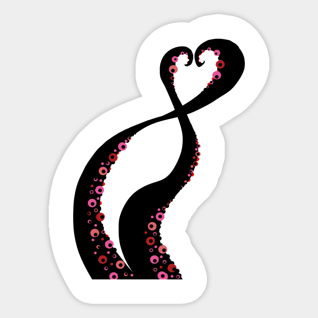 SquidHeart Sticker by Fizgigs